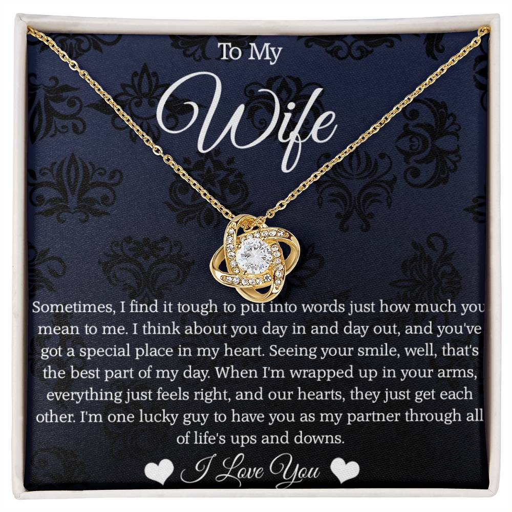 To My Wife - It's Hard To Put Into Words