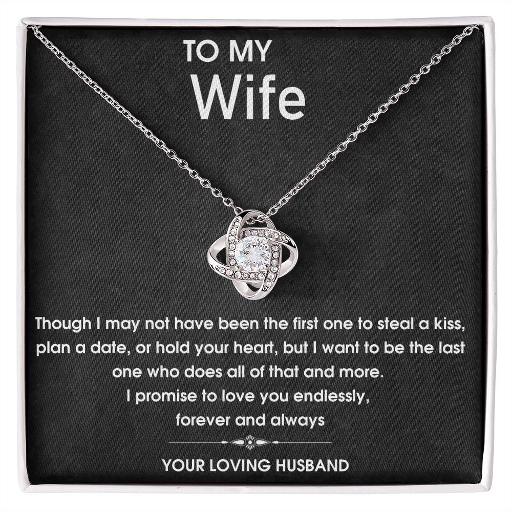 To My Wife - Love You Endlessly - Love Knot Necklace