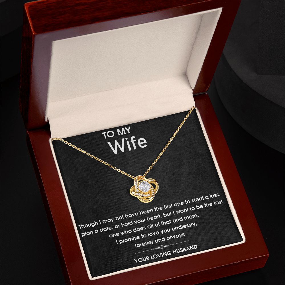To My Wife - Love You Endlessly - Love Knot Necklace