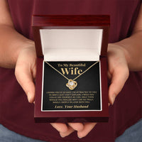 Load image into Gallery viewer, To My Wife - Truly Madly Deeply In Love - Love Knot Necklace

