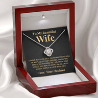 Load image into Gallery viewer, To My Wife - Truly Madly Deeply In Love - Love Knot Necklace
